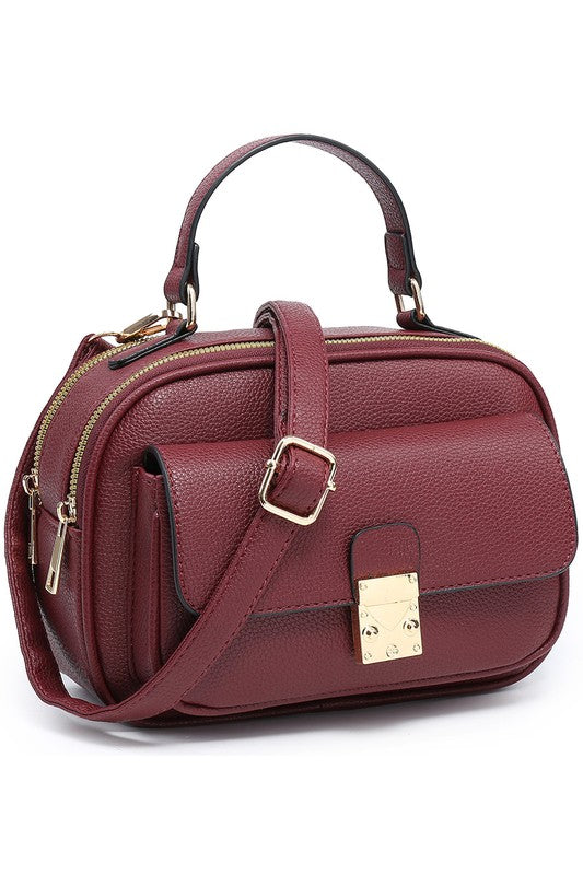 Sapphire Luxe Satchel